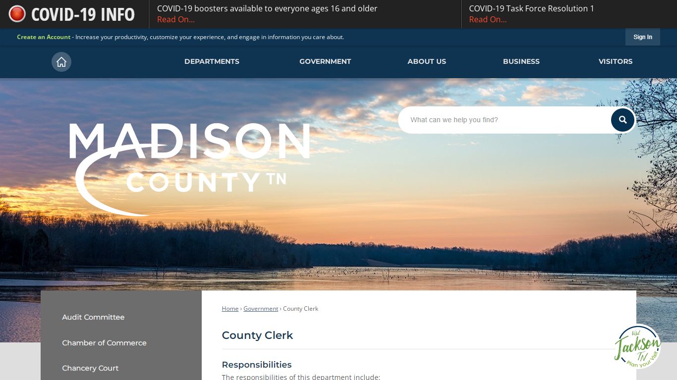 County Clerk | Madison County, TN - Official Website
